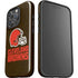 NFL Cleveland Browns Distressed iPhone 16 Pro Impact Case